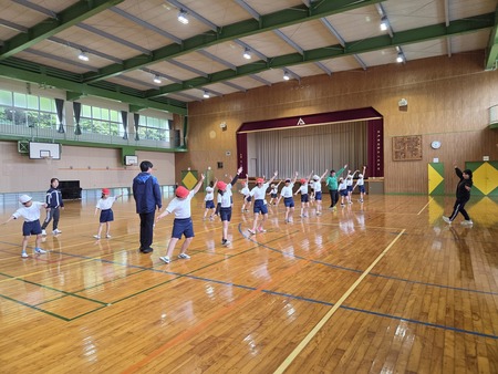 運動会の練習が始まりました
