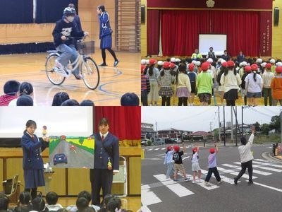 交通安全教室の様子