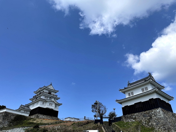 平戸城遠景写真