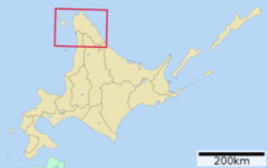 北海道の地図