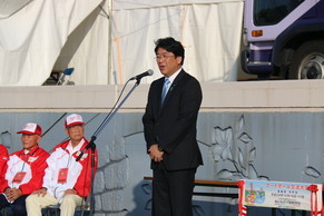 大会会長あいさつ（黒田平戸市長）2