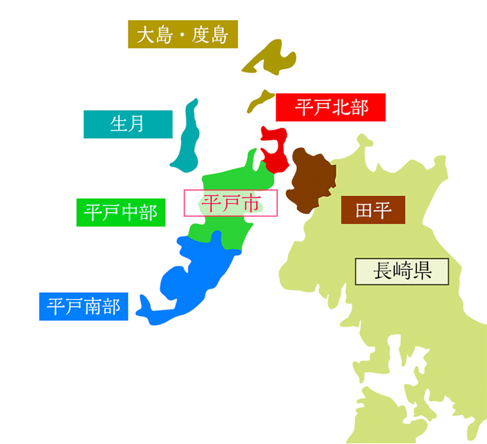 平戸市マップ
