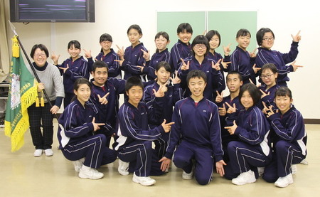 大島中学校の生徒写真