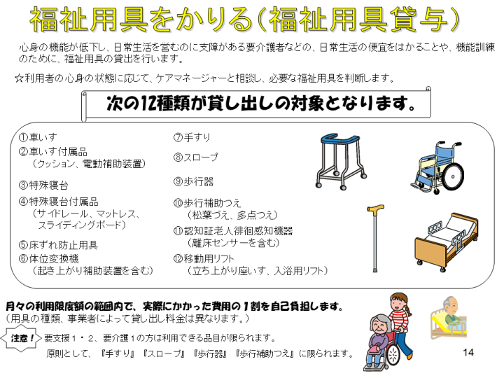 福祉用具貸与
