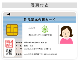 住民基本台帳カードイメージ