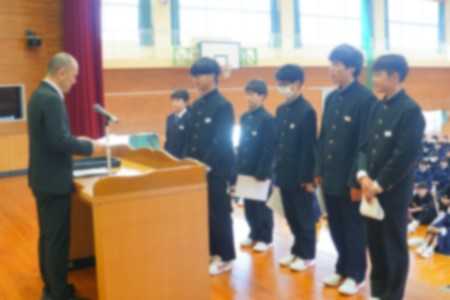 任命式の様子