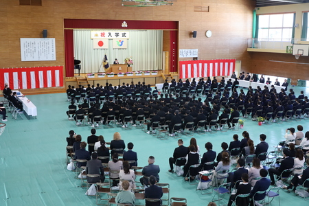 入学式の様子