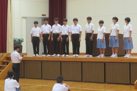 県中総体激励会