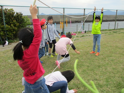 生小３年生，春の遠足に行ってきました