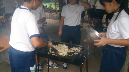 野外炊飯