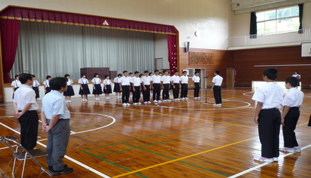 選手激励会（7月19日）