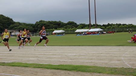 100m走の様子