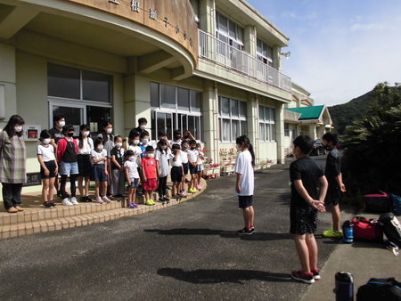 野外宿泊の写真