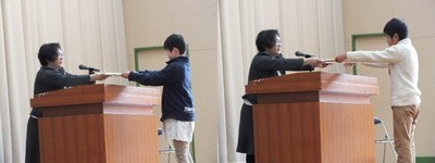授与の様子