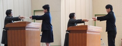 授与の様子