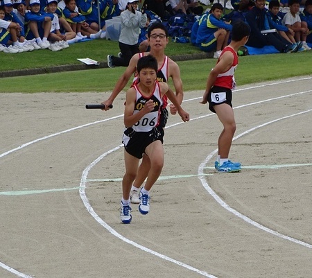 1年生男子リレー