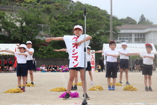 白組の応援