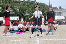 紅組の応援