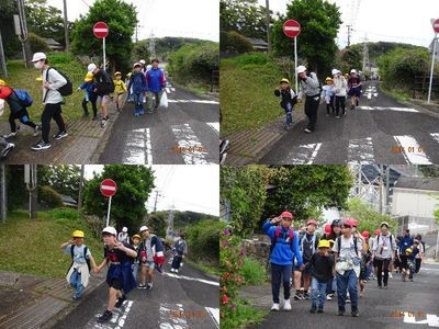 歓迎遠足の様子