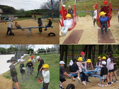 歓迎遠足の様子