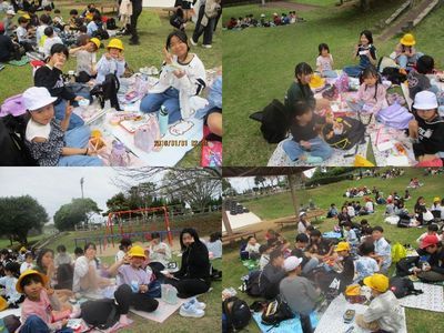 歓迎遠足の様子