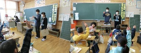 6年生訪問の様子