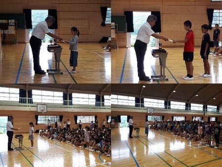 伝達表彰の様子