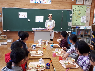 栄養指導の様子