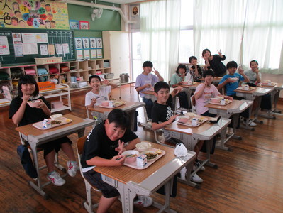 給食の様子