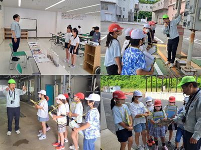社会科見学の様子