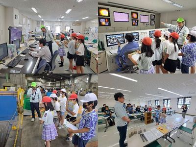 社会科見学の様子