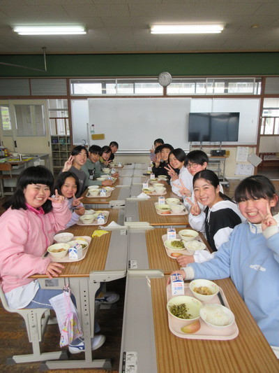 小学校最後の給食