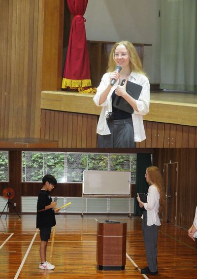歓迎集会の様子