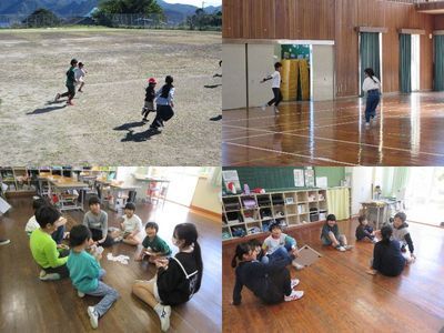 縦割り遊びの様子