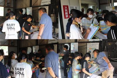 漁網リサイクル工場見学