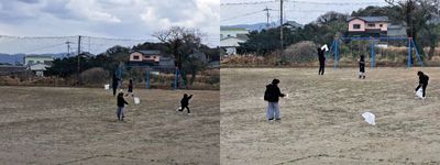 たこあげの様子