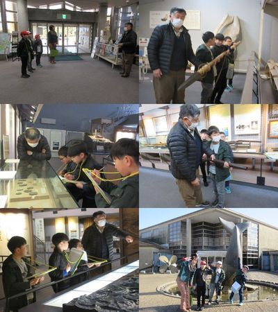 島の館見学の様子