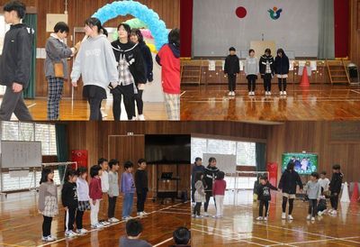 お別れ集会の様子