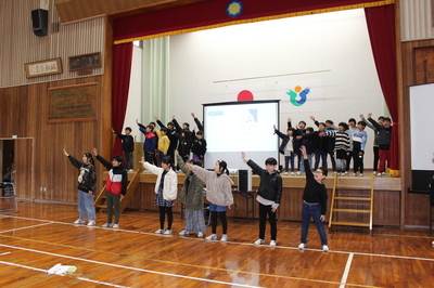 学習発表会練習の様子