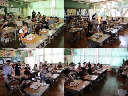 給食の様子