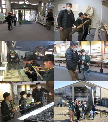 島の館見学の様子